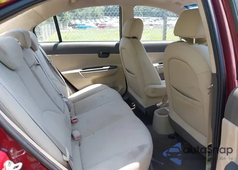 2008 Hyundai Accent Gls from USA, damaged, VIN KMHCN46C78U239231